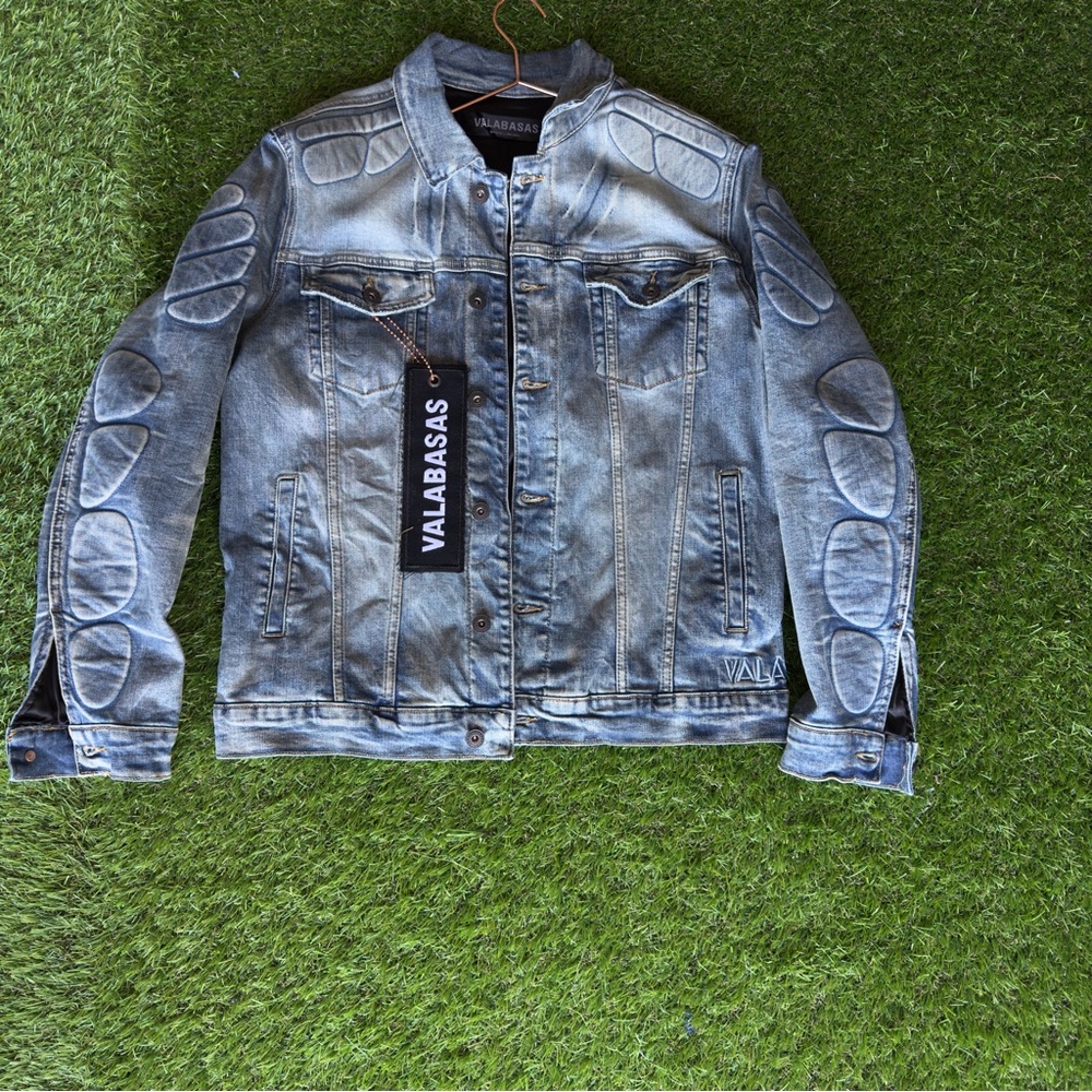 Complete jean set Valabasas Men's Slim Fit Jeans Jacket - vintage blue